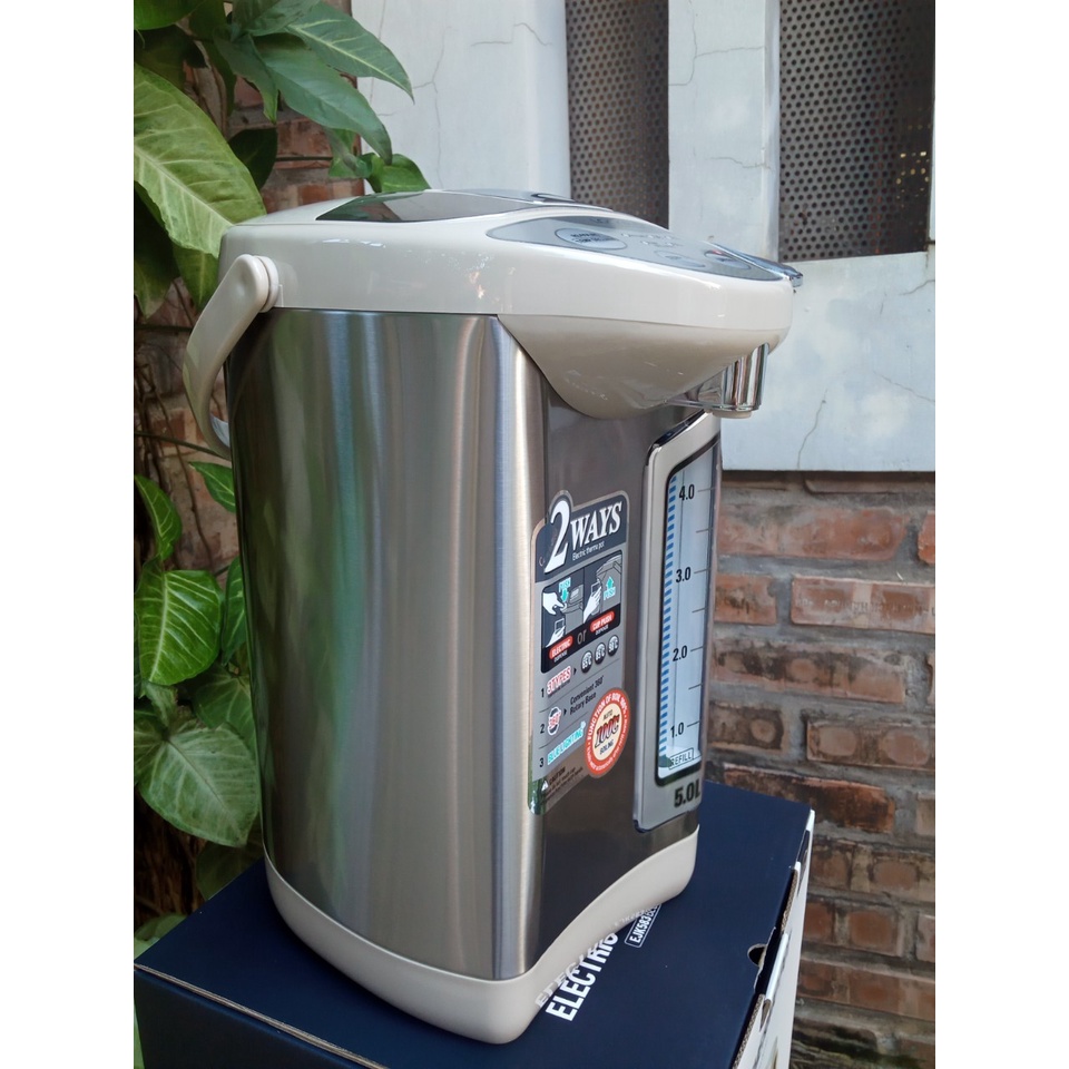 Bình thủy điện lock&amp;lock EJK583BEG 5lít ( chính hãng)