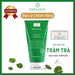 Sữa Rửa Mặt Derladie Herbal Extract Care Deep Cleansing Foam 150ml Tinh Chất Tràm Trà Sạch Sâu, Kiềm Dầu