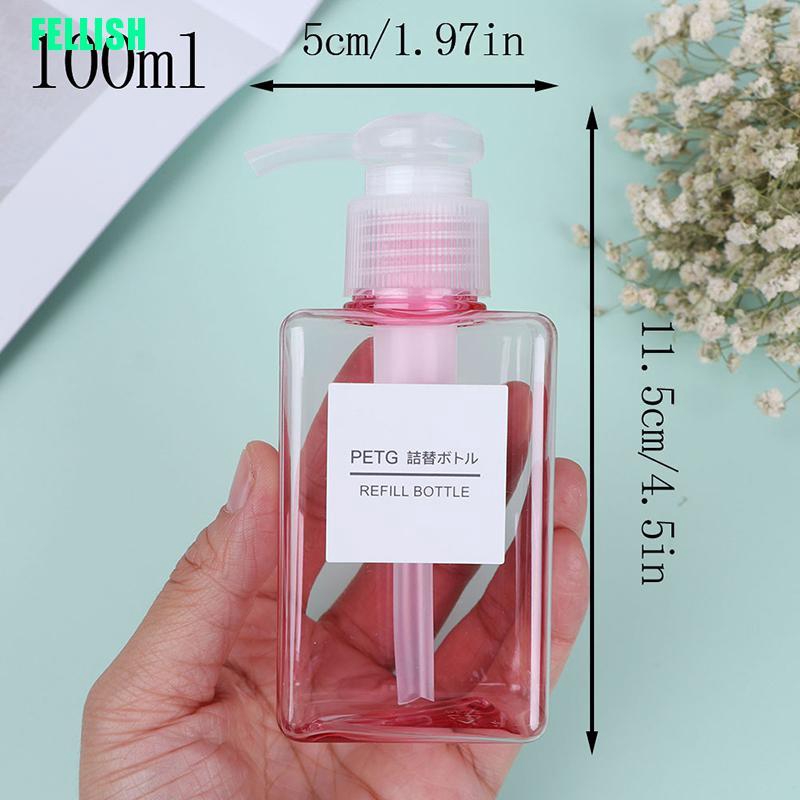 (Hàng Mới Về) Chai Rỗng Đựng Mỹ Phẩm Dạng Lỏng 100ml Tiện Dụng