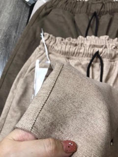 Quần baggy dạ cạp chun co giãn nhẹ (không ưng-hoàn tiền)