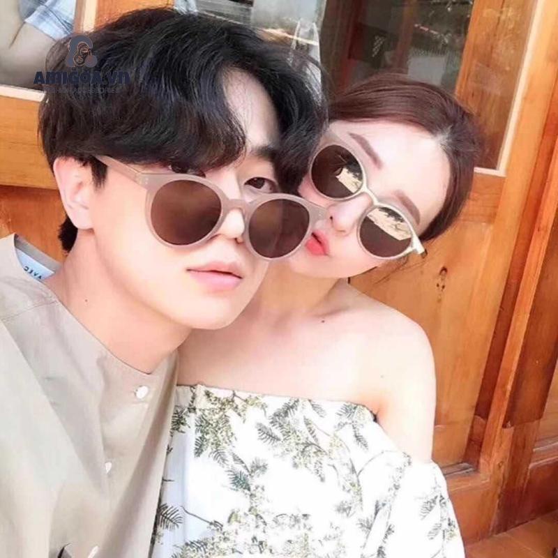 ✨✨Kính Mát Gọng Tròn Chống Tia UV Phong Cách Retro
