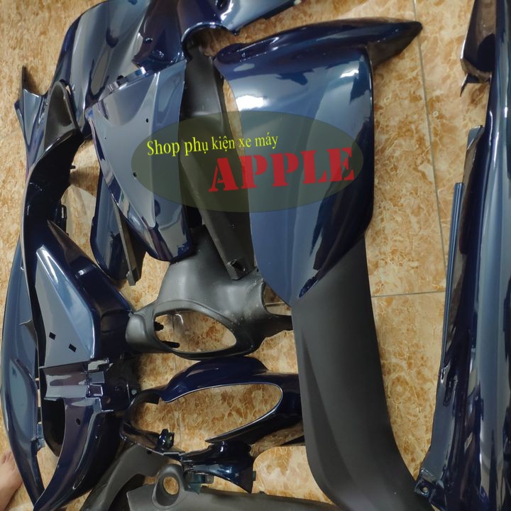 Bộ dàn áo - vỏ nhựa Loại Phanh Đĩa xe JUPITER R ĐỜI 2001 - 2003 màu XANH NHỚT nhựa nguyên sinh ABS siêu bền đẹp