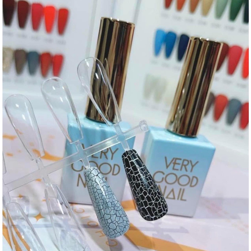 Sơn nứt trắng/đen Very Good Nail
