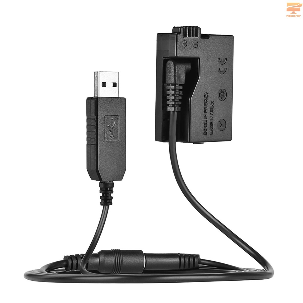 Pin Sạc Dự Phòng Lapt Andoer Dr-E8 Với Dây Cáp Nguồn Dc Usb Cho Máy Ảnh Canon Eos 550d 600d 650d 700d Dslr