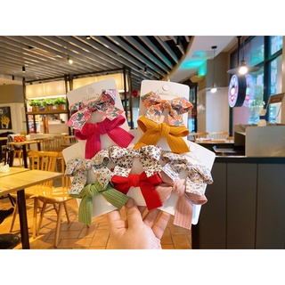 Set 2 kẹp tóc nơ xinh xắn cho bé gái