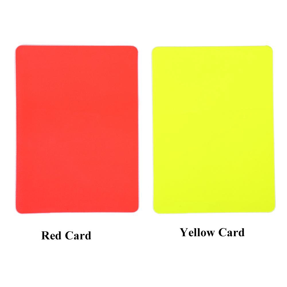 Xiulo Thẻ Vàng Và Đỏ Trò Chơi Câu Lạc Bộ Bóng Đá Bằng PVC