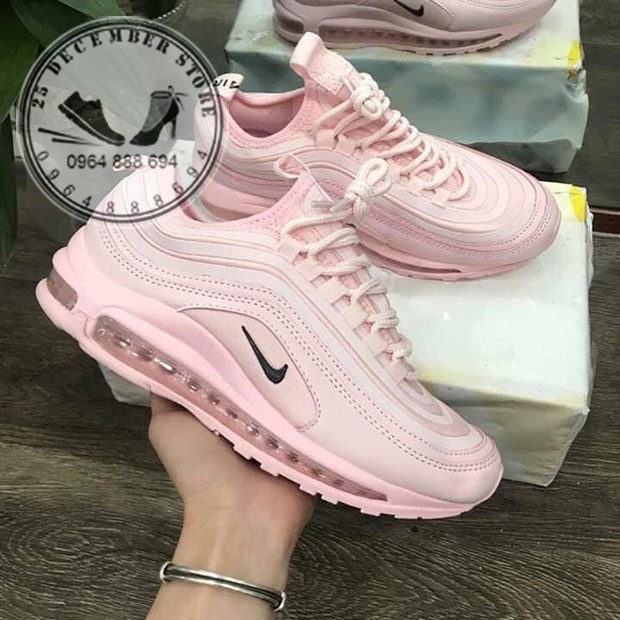 Giày thể thao NIKE AIR MAX 97 hồng phản quang siêu truất