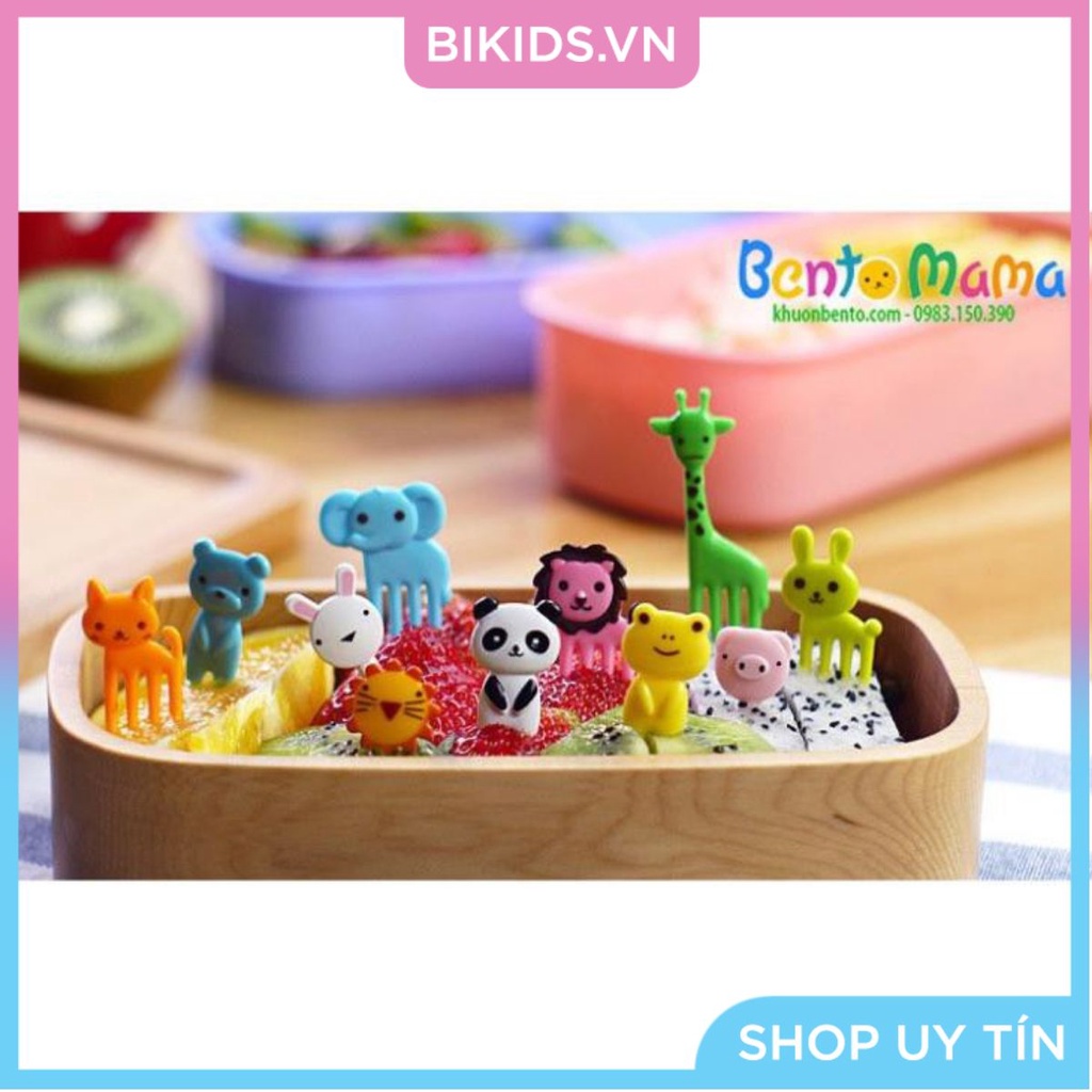 Set 10 xiên trang trí hoạt hình ngộ nghĩnh - Cao cấp