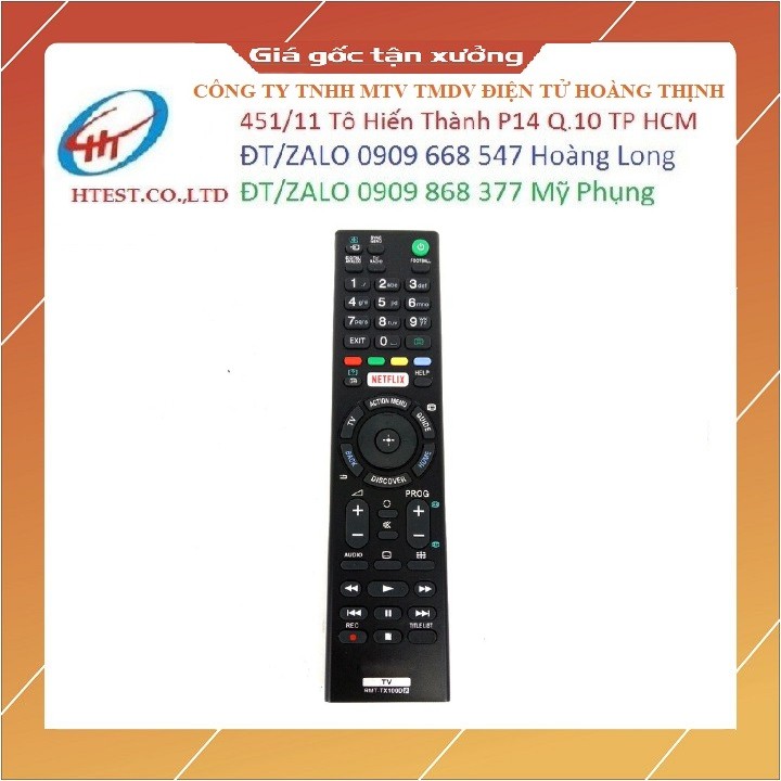Remote Điều Khiển TV Sony LED, Smart TV RMT-TX100D
