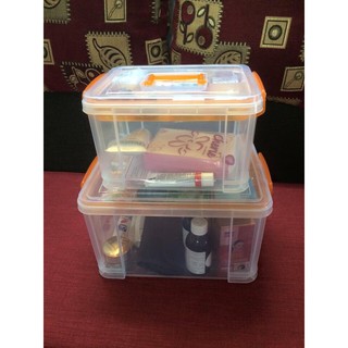BỘ 2 HỘP Y TẾ CÓ QUAI XÁCH - SongLong Plastic