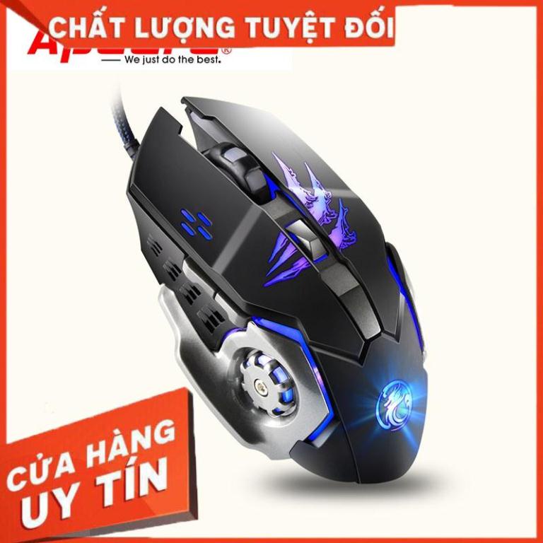 [FreeShip Toàn Quốc] Mouse Gaming APEDRA A8 Dây dù - Led 7 màu