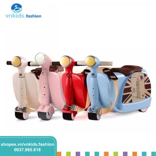free ship !!! Vali xe chòi chân cho mẹ và bé Vespa Royalcar