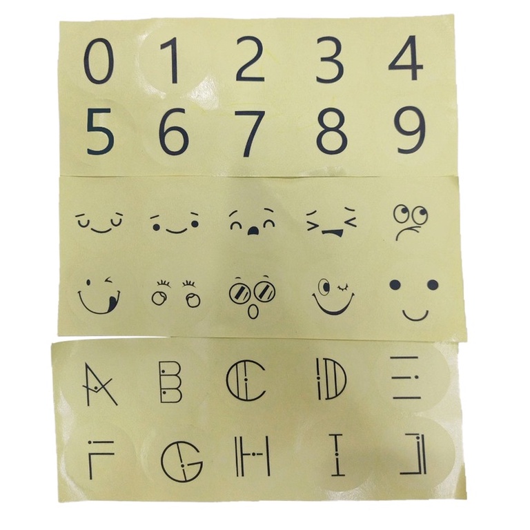 Set 3 Miếng Dán Sticker Bộ Nhả Kem Siêu Đáng Yêu