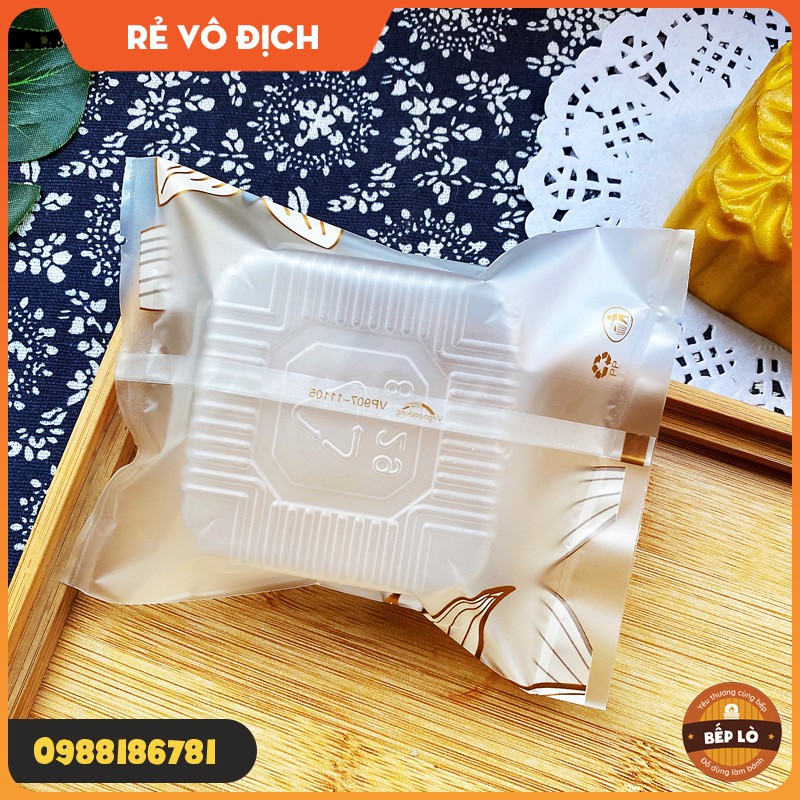 Túi đựng bánh trung thu bánh quy nhụy hoa 25gr 50gr 75gr 100gr - 1 set 100 túi