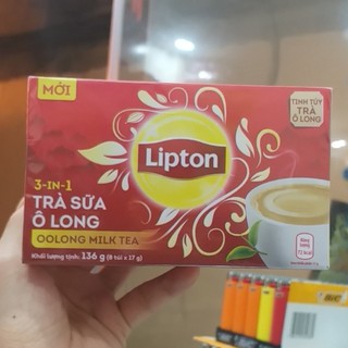 Lipton trà sữa 136g/8 túi