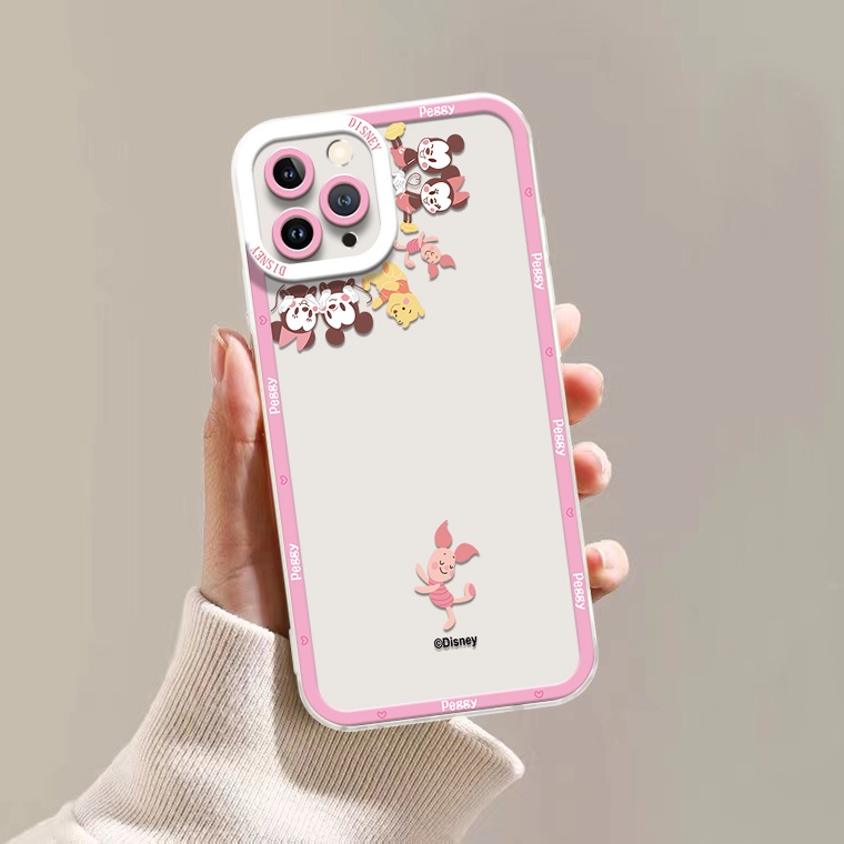 Ốp Điện Thoại Silicon TPU Mềm Trong Suốt Họa Tiết Hoạt Hình Cho IPhone 13 12 Pro Max 11 Pro X XR XS Max 6 6S 7 8 Plus