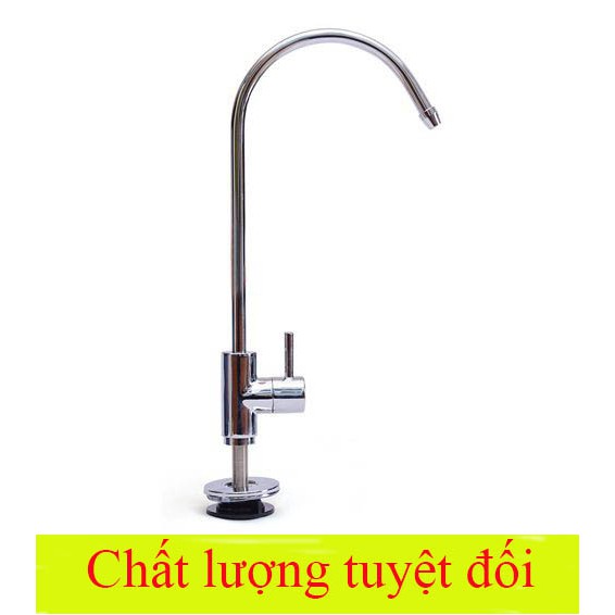 Vòi máy lọc nước vòi gạt inox máy lọc nước Vòi vặn cổ ngỗng inox tay gạt dùng cho máy lọc nước R.O loại 1