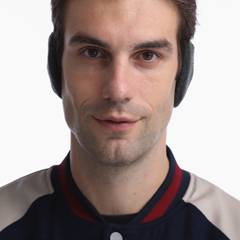 Set 2 cặp bịt tai giữ ấm mùa đông bằng lông cừu giả mềm mại di động cho nam và nữ