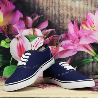 Giày Van Classic Cổ Thấp Xanh Đậm
