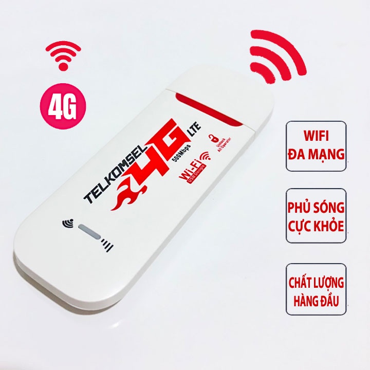 PHÁT WIFI TỐC ĐỘ CAO BẰNG SIM 4G - USB PHÁT WIFI TELKOM DÙNG ĐA MẠNG - LẮP SIM CẮM NGUỒN LÀ CÓ WIFI | WebRaoVat - webraovat.net.vn