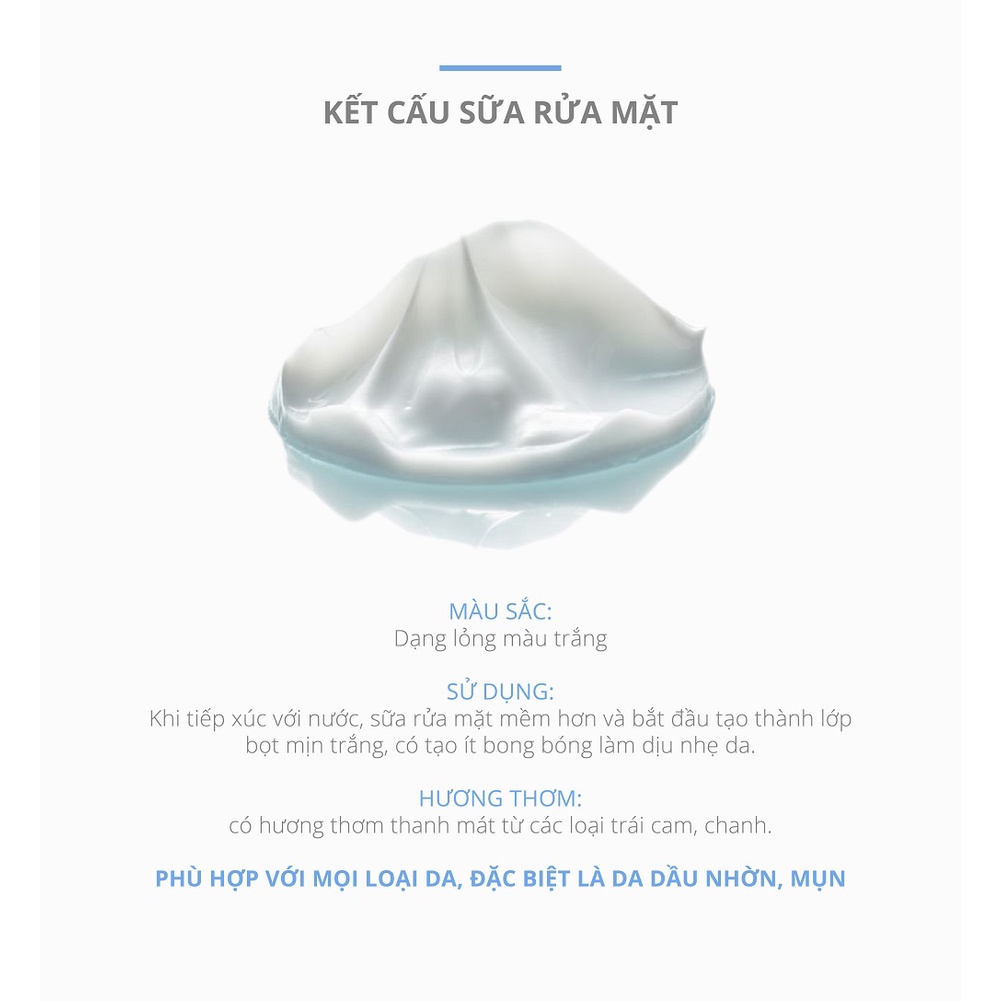 Sữa rửa mặt dịu da sạch sâu dưỡng da DR.SERA GENTLE CLEANSING FOAM 150ml