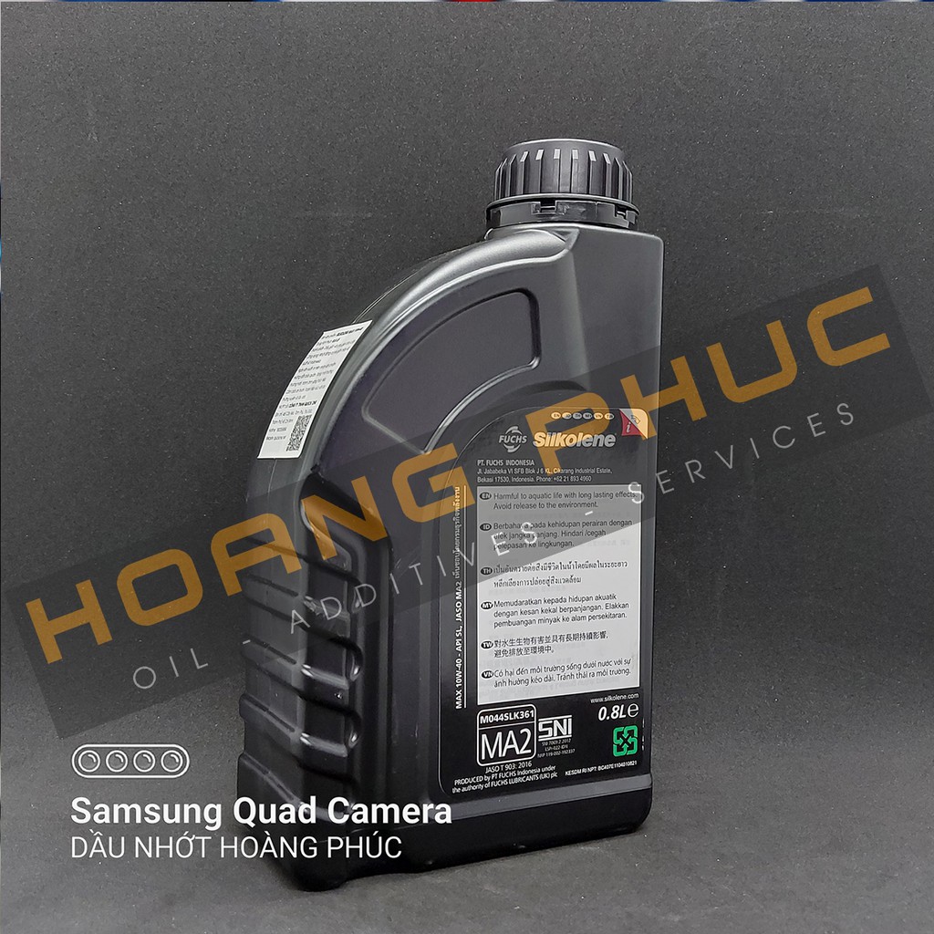 Tặng OMO Comfort - Nhớt FUCHS SILKOLENE MAX 10W40 800ml cho xe số phổ thông