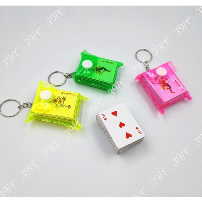 Móc khóa Bộ Bài Mini 52 Lá Siêu Cute