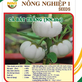 Hạt giống Cà Bát Trắng cao sản