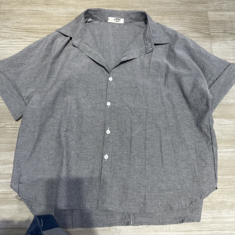 sơ mi kẻ cộc tay