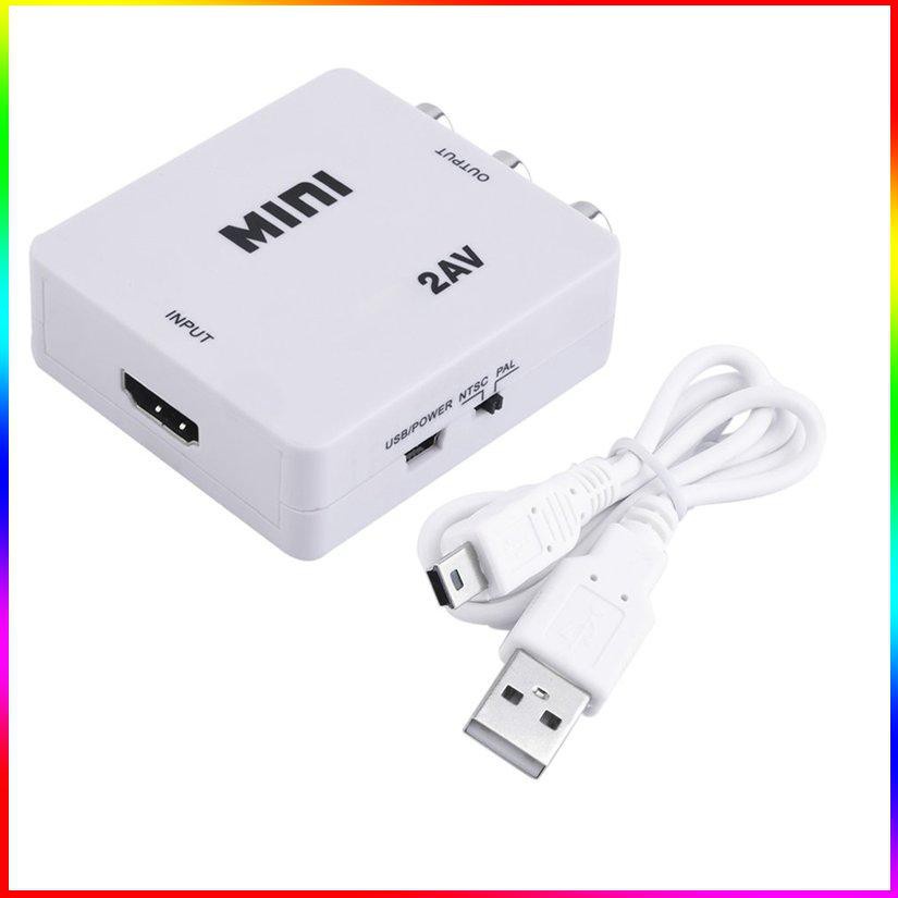 Bộ Chuyển Đổi Âm Thanh Video 1080p Hdmi-Compatible Sang Av Cho Hdtv