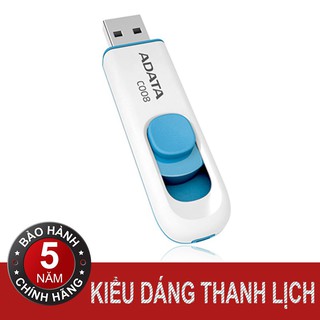 USB 2.0 16Gb ADATA C008 (Đen phối đỏ)