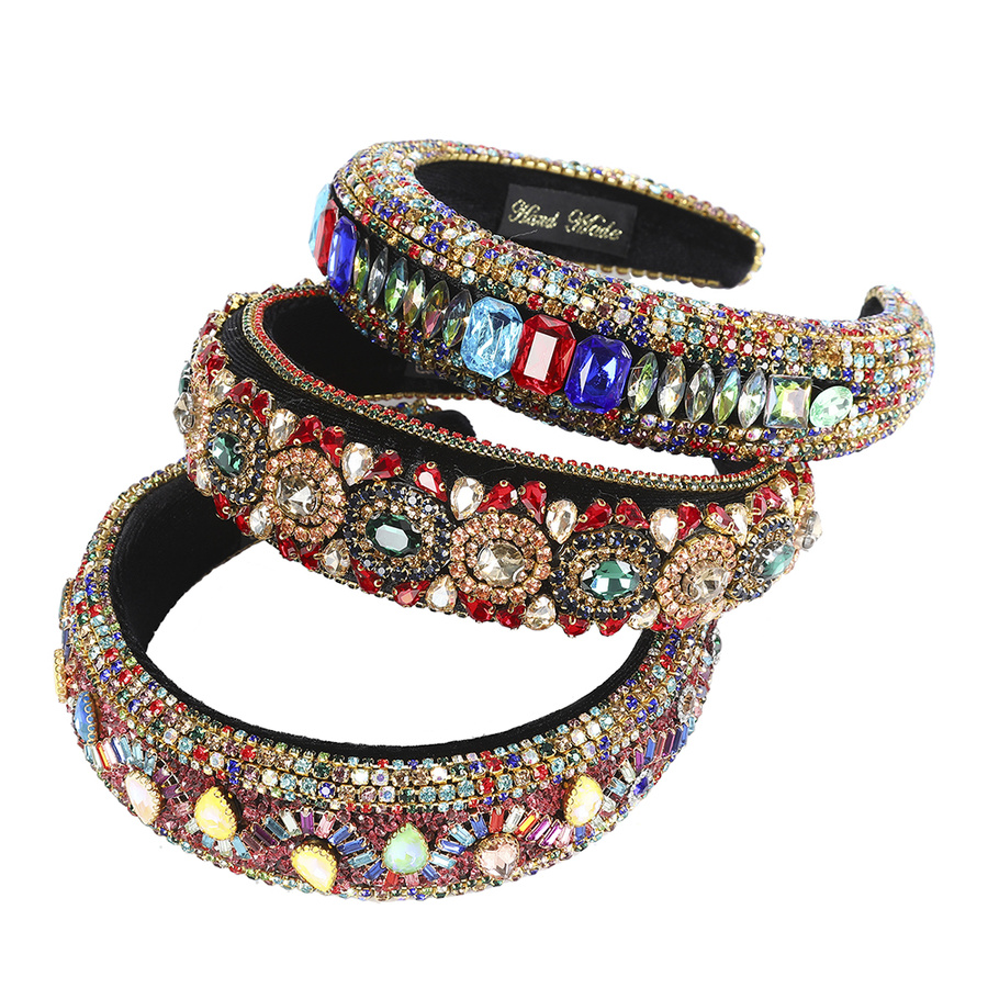 Băng Đô Cài Tóc Đính Đá Nhân Tạo Sang Trọng Dành Cho Nữ