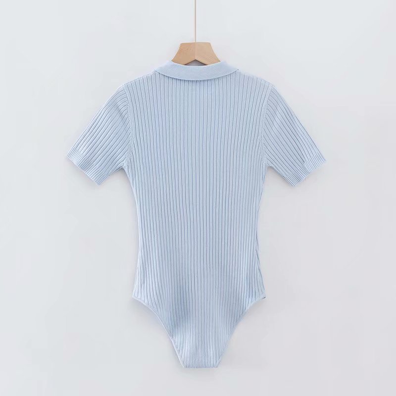 Áo bodysuit ngắn tay phong cách gợi cảm cho nữ | BigBuy360 - bigbuy360.vn