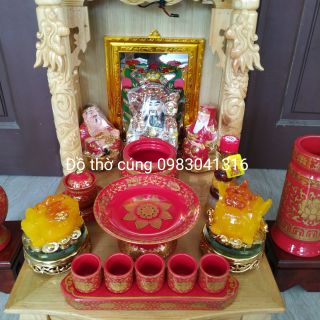 Bộ đồ thờ thần tài mệnh hoả