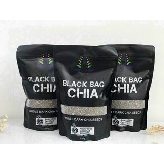 DATE MỚI Hạt chia đen Úc Black Bag CHIA - Chia Úc Absolute Organic hữu Cơ