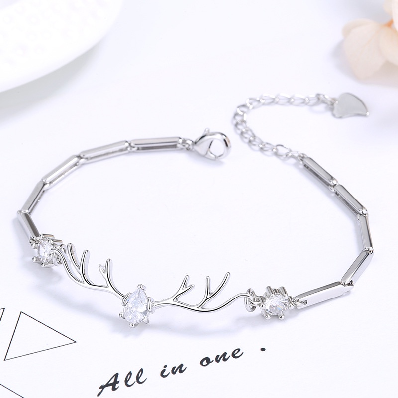 Vòng Tay Hình Hươu Cao Cổ Đính Đá Thời Trang Mùa Hè Dành Cho Nữ