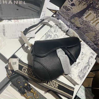 Túi xách nữ Dior Saddle kèm quai thổ cẩm fullbox