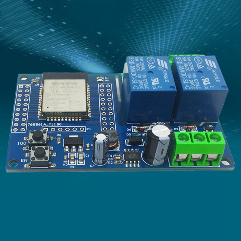 Mô Đun Rơ Le Phát Triển WIFI ESP32-WROOM DC5-60V