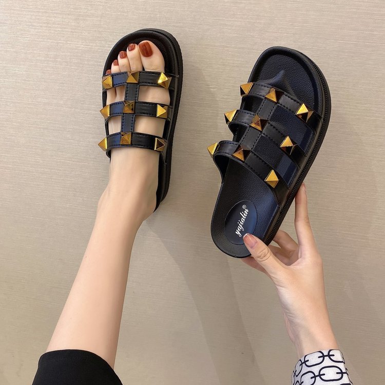 Dép Quai Ngang Thời Trang Hàn Cho Nữ | BigBuy360 - bigbuy360.vn