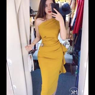 [Siêu đẹp] Đầm body lệch vai  ;-)  ;-)  ;-) sexy thoát ẩn thoát hiện :)))))