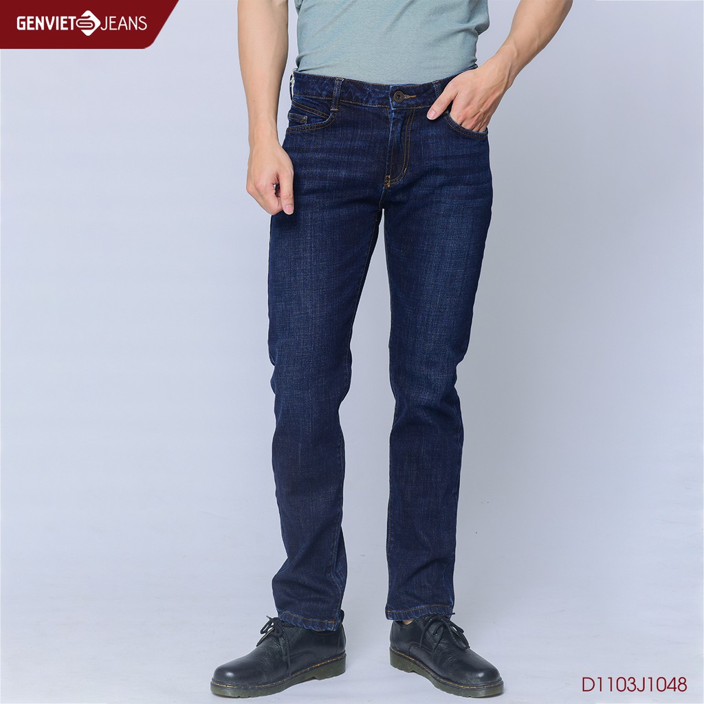  Quần dài jeans Nam D1103J1048 GENVIET JEANS