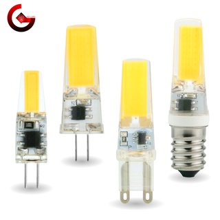 Bóng Đèn LED COB G4 G9 E14 3W 6W 12V 220V Ánh Sáng Trắng Ấm Tiện Dụng
