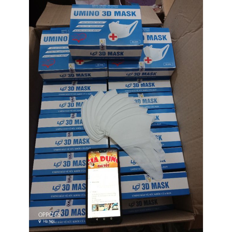 [Mã COSDAY giảm 8% đơn 150K] (Chính Hãng)Hộp khẩu trang 3d mask Umino 50 cái | BigBuy360 - bigbuy360.vn