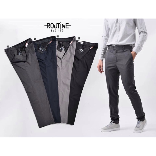 QUẦN TÂY NAM-ROUTINE-SLIMFIT-HÀNG VN-XK