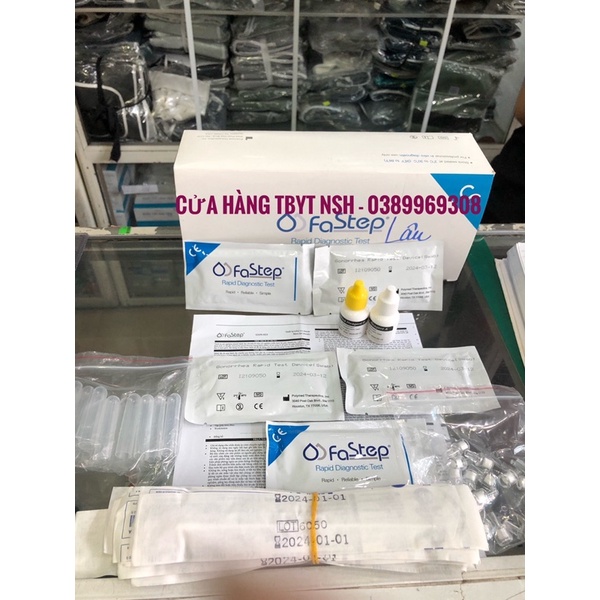 ❤️ TEST THỬ QUE THỬ NHANH BỆNH LẬU - VI KHUẨN LẬU TẠI NHÀ GONORRHEA RAPID TEST DEVICE SWAB FASTEP CỦA MỸ