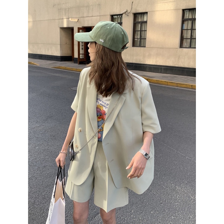 Set Áo Thun Ngắn Tay + Quần Dài Ống Rộng Thời Trang Nữ