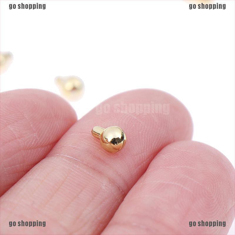 {go shopping}4 PCS Dollhouse miniature door knobs door fittings for doll house decoration