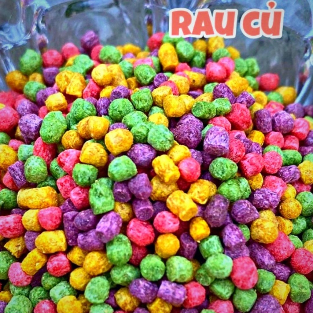 Viên nén trái cây rau củ Thức ăn cho Hamster, Thỏ, Bọ dạng bi túi 50g - iPet Shop