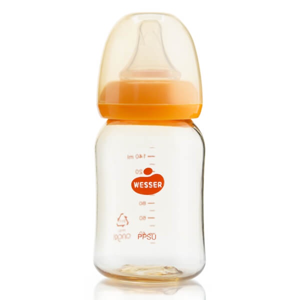 Bình Sữa Wesser PPSU Cổ Hẹp Cao Cấp 140ml