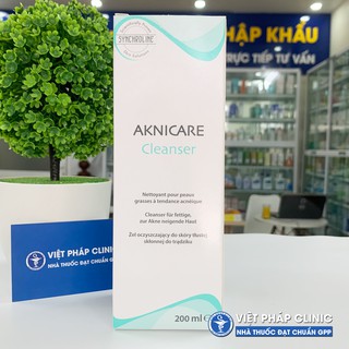 Gel rửa mặt Aknicare làm giảm và ngăn ngừa mụn cho da dầu mụn 200ml